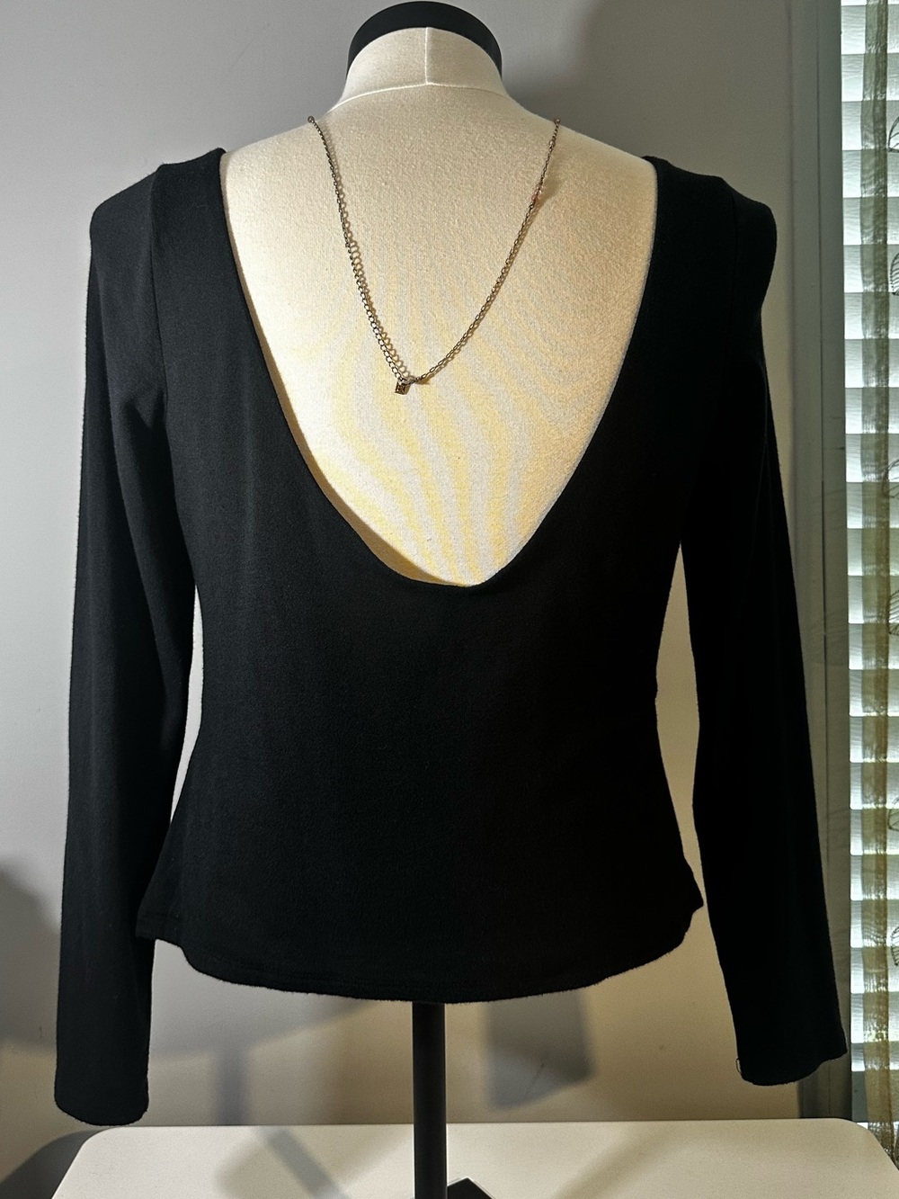 Banana Republic Soft Stretch Open Back Top